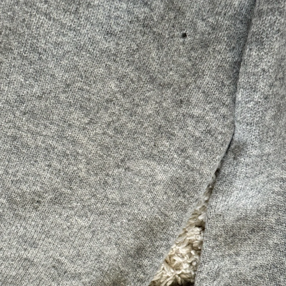 J. Crew 100% Lambs Wool Gray Sweater Size S